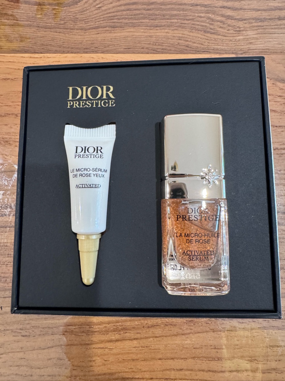 Dior Prestige Rose Micro-Activated Serum — Rose Gold & White